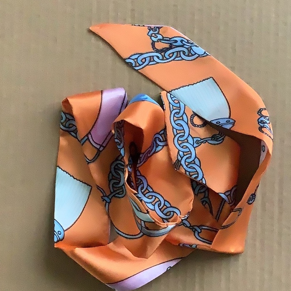 Skinny scarf/wrist wrap/hair tie - Picture 6 of 7